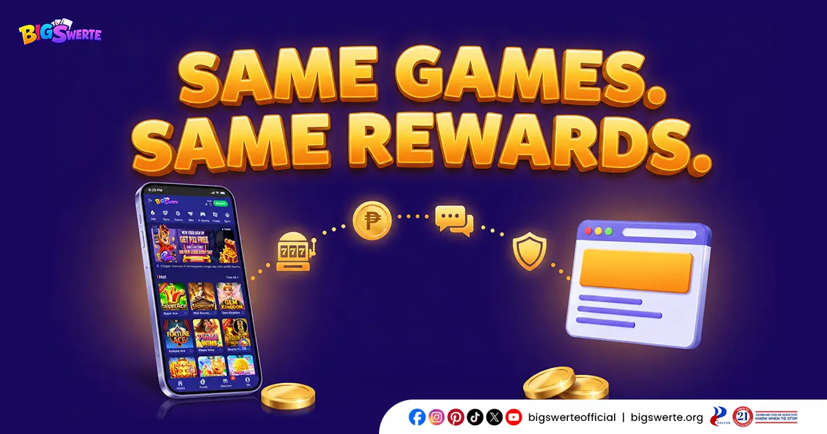 Big Swerte App And Browser Offer The Same Games And Rewards