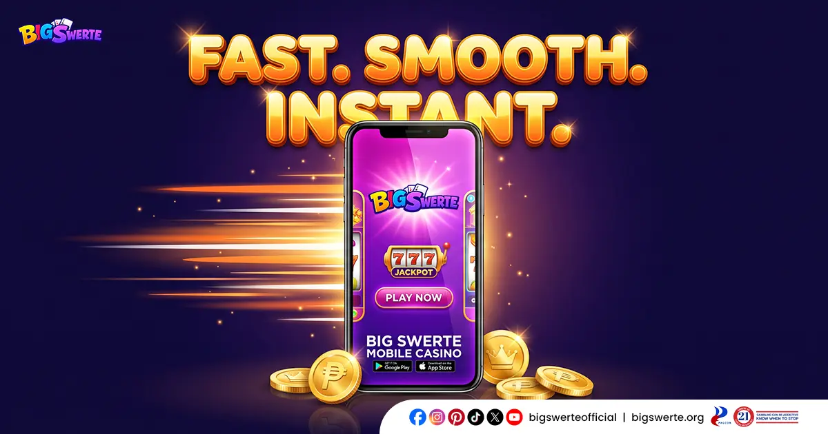 Big Swerte Mobile App Delivers Fast Smooth And Instant Gameplay Anywhere